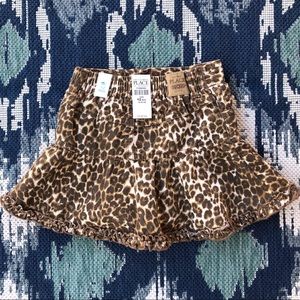 Children’s Place Leopard Skirt Girls Sz 12M, EUC💕